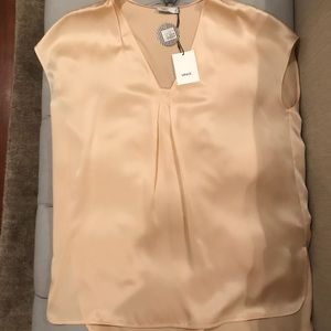 Vince silk blouse.  Size Large
